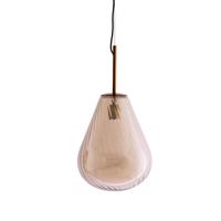 Light & Living Glazen hanglampLeona Ø 33cm - amber glas - 2994818 - thumbnail