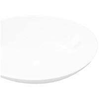 VidaXL Wastafel ovaal 40x33 cm keramiek wit - thumbnail