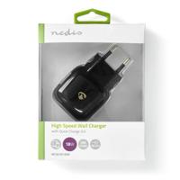 Wandlader | 3,0 A | USB (QC 3.0) | zwart - thumbnail