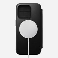 Nomad Modern lederen folio iPhone 15 Pro - Black - thumbnail