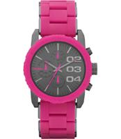 Horlogeband Diesel DZ5362 Staal/Silicoon Roze 22mm - thumbnail