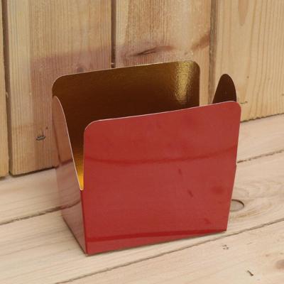 Bonbon doosjes - Chocolade doosje - Warm rood HOOG - 48 stuks