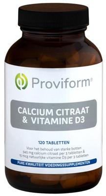 Calcium citraat & D3 120 Tabletten