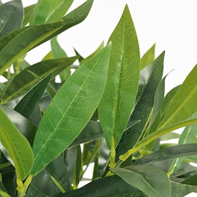 VidaXL Kunst laurierboom plant met pot 125 cm groen