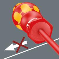 Wera 165 iS PZ VDE geïsoleerde Schroevendraaier Pozidriv, kling met gereduceerde diameter, PZ 2 x 100 mm - 1 stuk(s) - 05006461001 - thumbnail