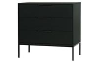 WOOOD Ladekast / Commode 'Adam' kleur Zwart - thumbnail