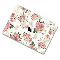 Lunso MacBook Pro 16 inch (2019) cover hoes - case - Pink Roses - thumbnail