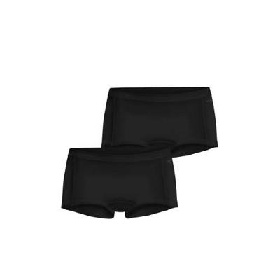 2-pack dames boxershort- Zwart - Multipack katoenen dames onderbroeken