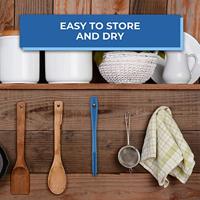 Vikan Precisieborstel blauw zeer hard 220x25x12 mm - thumbnail