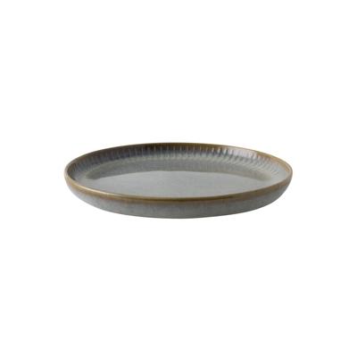 Dutch Rose sapphire bord ø18,5cm grijs