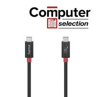 Hama USB-C-kabel E-Marker USB4 Gen3 40 Gbit/s 5 A 240 W 1,00 M - thumbnail