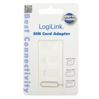LogiLink AA0047 SIM-naald Incl. SIM-naald Aangepast van: Nano SIM, Micro SIM Aangepast naar: Standaard SIM, Micro SIM, Nano SIM - thumbnail