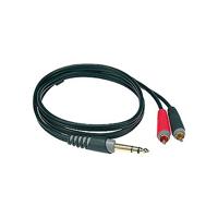 Klotz AY3-0100 Y-kabel met jack naar RCA 1 meter - thumbnail