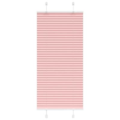 Pliss rolgordijn 65x150 cm stofbreedte 64,4 cm polyester roze Pliss rolgordijn 65x150 cm stofbreedte 64,4 cm polyester roze