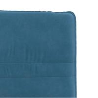 Eetkamerstoelen 6 st fluweel blauw - thumbnail