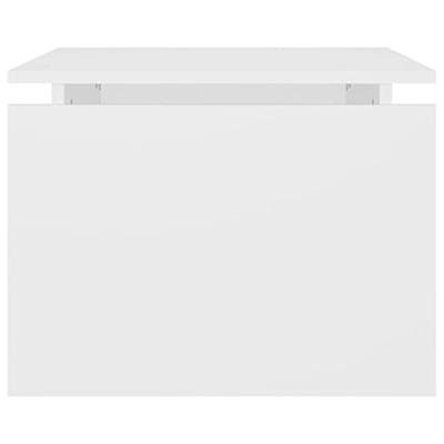 Salontafel 68x50x38 cm spaanplaat wit