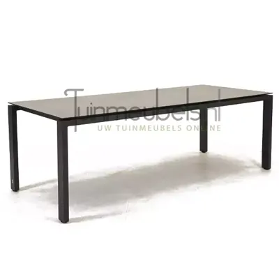 Tuintafel Goa HPL 220 x 95 cm Donkergrijs