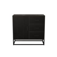 Opbergkast Otis Zwart 85 cm - thumbnail