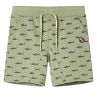 VidaXL Kindershorts met trekkoord 116 lichtkaki - thumbnail
