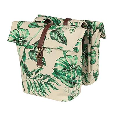 fietstas dubbel Ever-Green thyme groen 28-32L - thumbnail