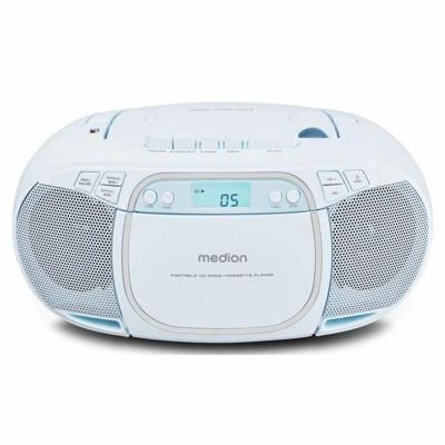 Radio CD - MEDION - FM - 2x2,2W RMS - Blauw