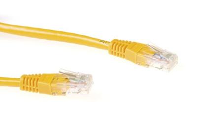 ACT IB4102 U/UTP CAT6A Patchkabel Geel - 2 meter