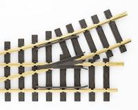 G LGB rails 16150 Wissel, Elektrisch, Links 440 mm 22.5 ° 1243 mm 1 stuk(s) - thumbnail