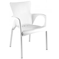 Terrasstoel Bella Wit - thumbnail
