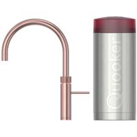 Quooker Fusion Round Keukenkraan Set - Kokend Warm- en Koud Water - Rosé Koper - Inclusief COMBI Reservoir - thumbnail