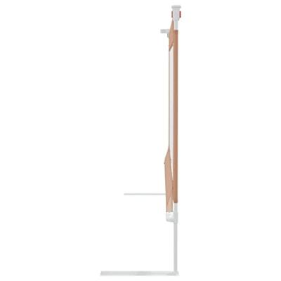 VidaXL Bedhekje peuter 100x25 cm stof taupe