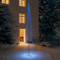 VidaXL Kegelkerstboom 752 blauwe led&apos;s 160x500 cm - thumbnail