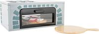 Small Foot - houten speeleten pizza-oven set, 25dlg. - thumbnail