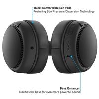 Panasonic RB-M300BE-K Bluetooth over-ear hoofdtelefoon (spraakbediening, XBS - extra bas, 1,2 m kabel, tot 50 uur batterijduur) zwart - thumbnail