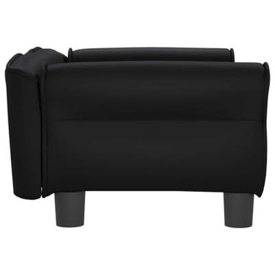 Hondenmand 70x45x30 cm kunstleer zwart