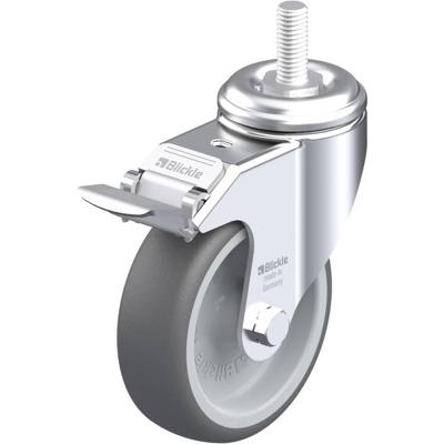 Blickle LKRA-PATH 101G-FI-GS12 Zwenkwiel met rem Wieldiameter: 100 mm Draagvermogen (max.): 120 kg 1 stuk(s)