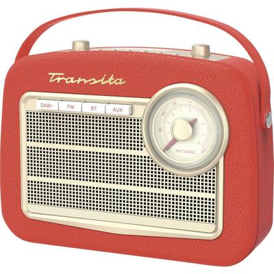 TechniSat TRANSITA 130, rot Radio DAB+, VHF (FM) Rood