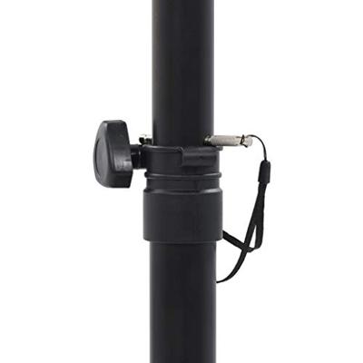 Monitorspeakerstandaards 2 st staal zwart Monitorspeakerstandaards 2 st staal zwart