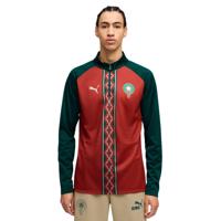PUMA Marokko Pre-Match Trainingstrui 1/4 Zip 2026-2028 Rood Groen Wit - thumbnail