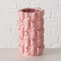 Boltze Home vaas aardewerk lazo 11.5x19.5cm roze - thumbnail