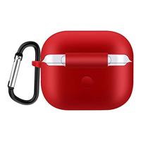 Lunso - Softcase cover hoes - AirPods 3 - Rood - thumbnail