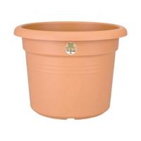 Elho green basics cilinder bloempot 30 cm mild terra - thumbnail