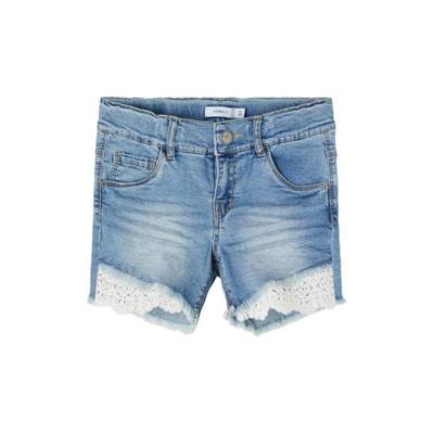 NAME IT KIDS slim fit jeans short Salli blauw
