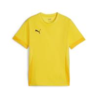 PUMA teamGOAL Matchday Voetbalshirt Kids Geel Zwart - thumbnail