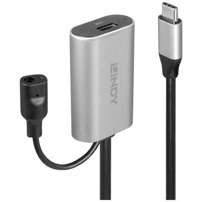 Lindy 43271 USB-kabel 5 m USB C Mannelijk Vrouwelijk Zwart