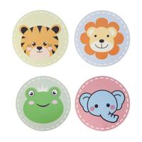 Ronde Dierenplacemats Set van 12, 38cm - thumbnail