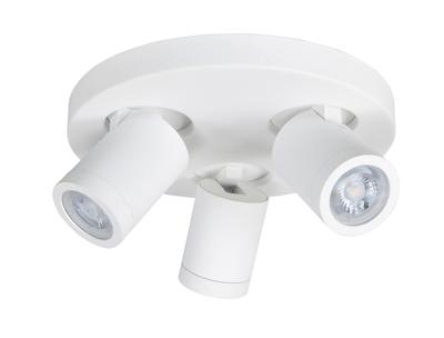 Highlight Spot Oliver 3 lichts rond badkamer IP44 wit Highlight Spot Oliver 3 lichts rond badkamer IP44 wit