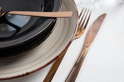 Cookinglife Diepe borden / Pastaborden Delice Grijs ø 21 cm - 6 stuks