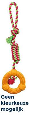 Trixie Denta leuk spelen touw voor hond, 41 x 12 cm, Multi kleuren