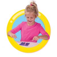 SES - multi weefraam - verschillende kleuren en garen - inclusief veilige naald - voor 5 verschillende technieken - thumbnail