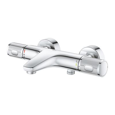 Grohe QuickFix Precision Feel thermostatische badkraan met gravering chroom